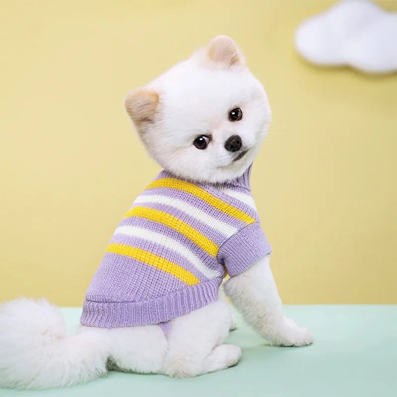 Cozy Knit Dog Sweater – Warm Winter Wear for Pets - The Pawfect Tails