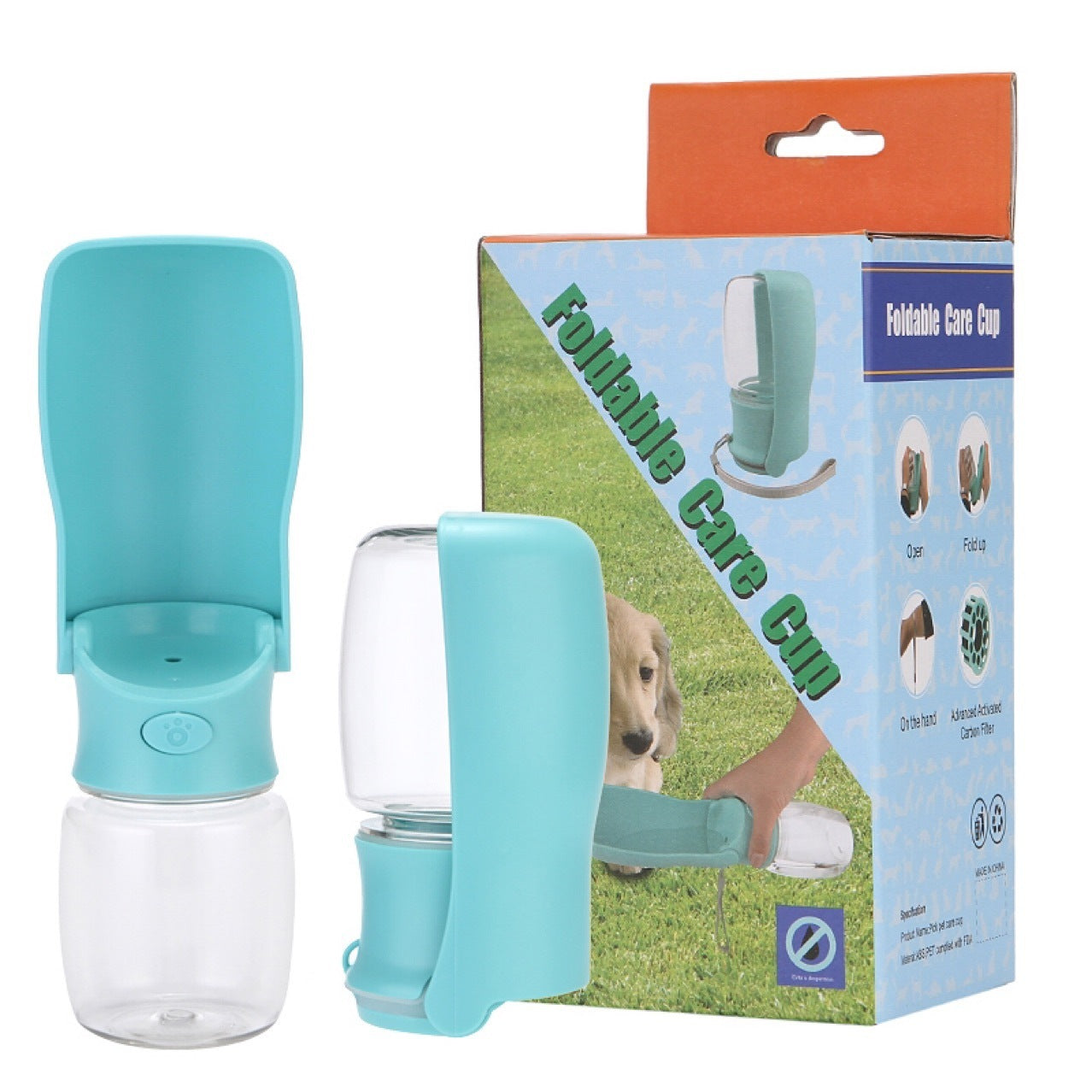 Foldable Dog Water Bottle – Portable Hydration for Pets - The Pawfect Tails