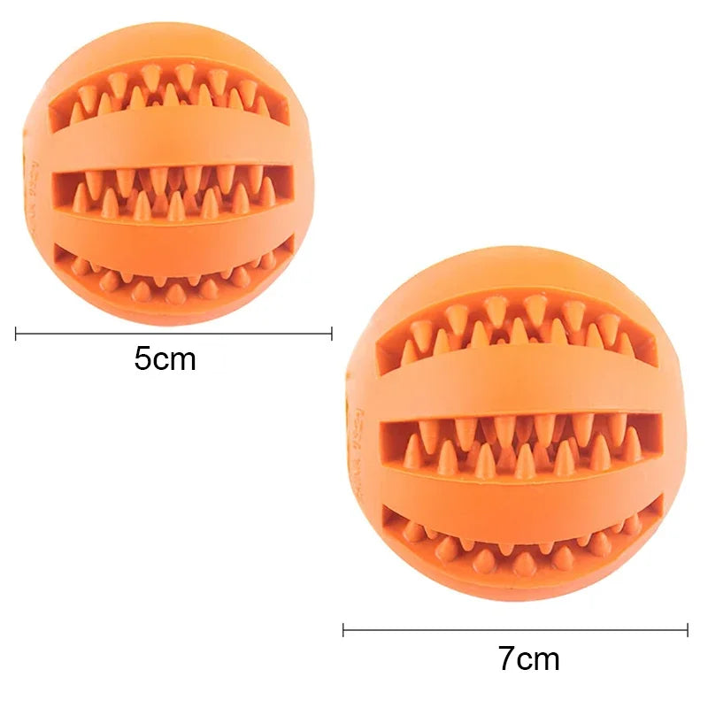 Interactive Chew Ball – Elastic, Food-Dispensing & Teeth-Cleaning Fun - The Pawfect Tails