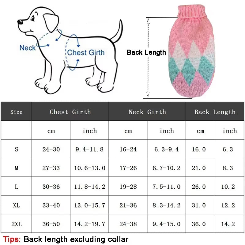 Cozy Knit Dog Sweater – Warm Winter Wear for Pets - The Pawfect Tails