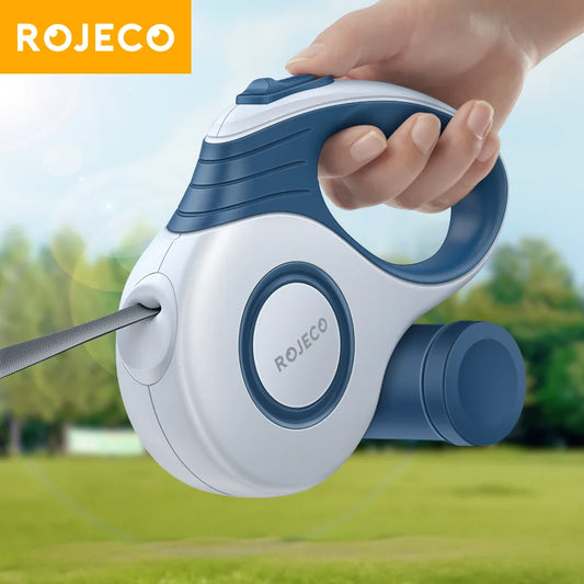 ROJECO Retractable Dog Leash – 3M/5M Extendable for Outdoor Adventures - The Pawfect Tails