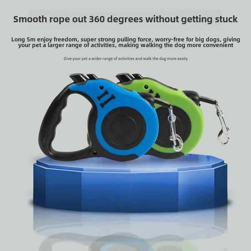 Retractable Dog Leash – Durable, Tangle-Free, and Easy Control - The Pawfect Tails