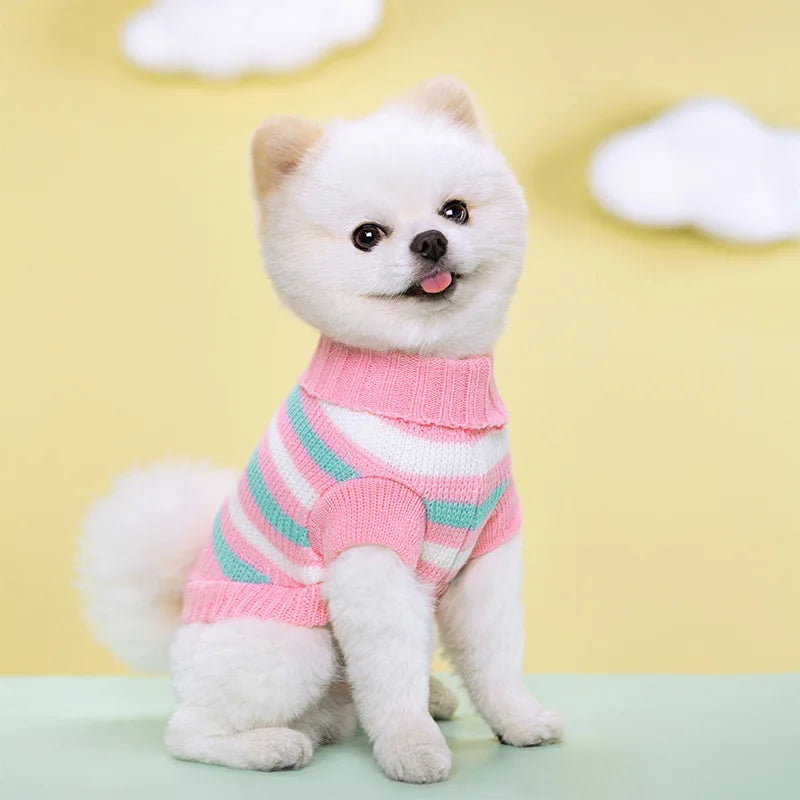 Cozy Knit Dog Sweater – Warm Winter Wear for Pets - The Pawfect Tails