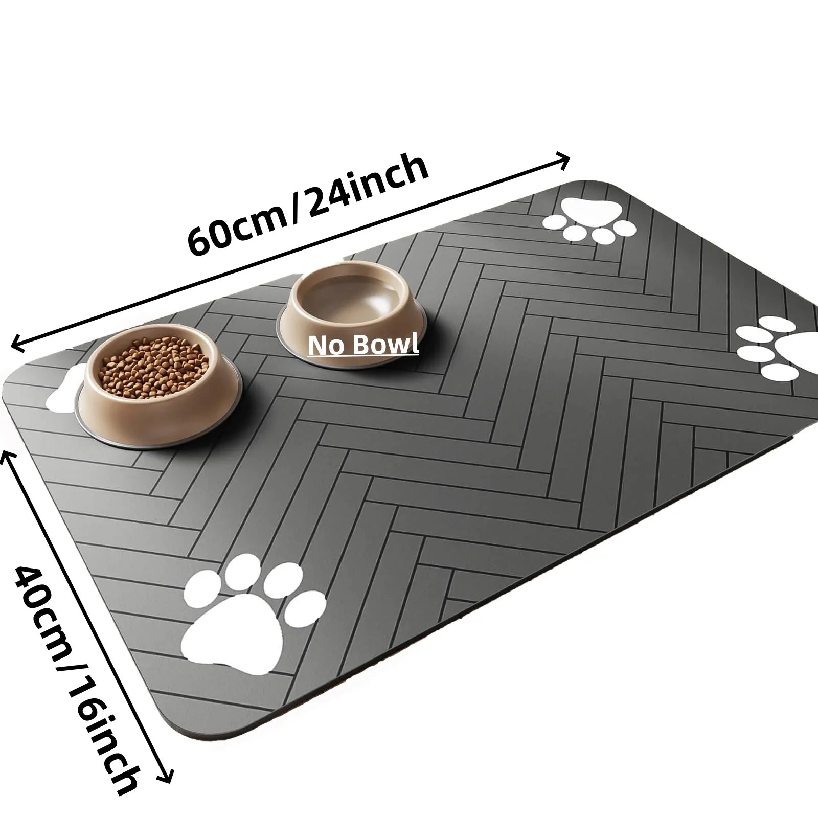 Absorbent Waterproof Pet Feeding Mat – Non-Slip, Quick-Dry, Mess-Free - The Pawfect Tails