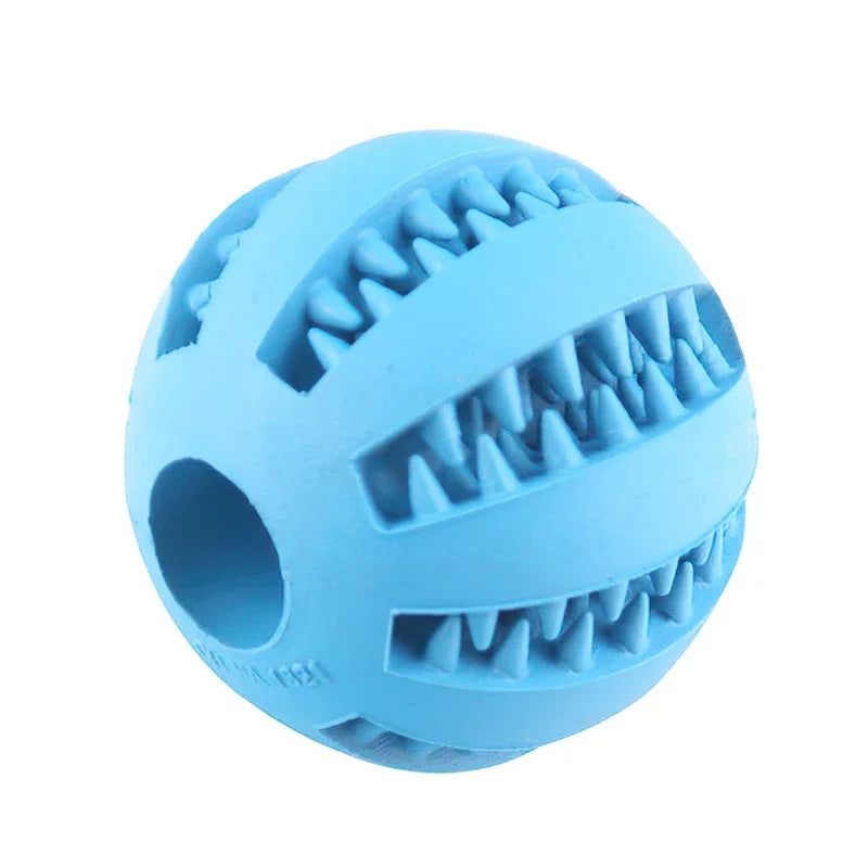 Interactive Chew Ball – Elastic, Food-Dispensing & Teeth-Cleaning Fun - The Pawfect Tails