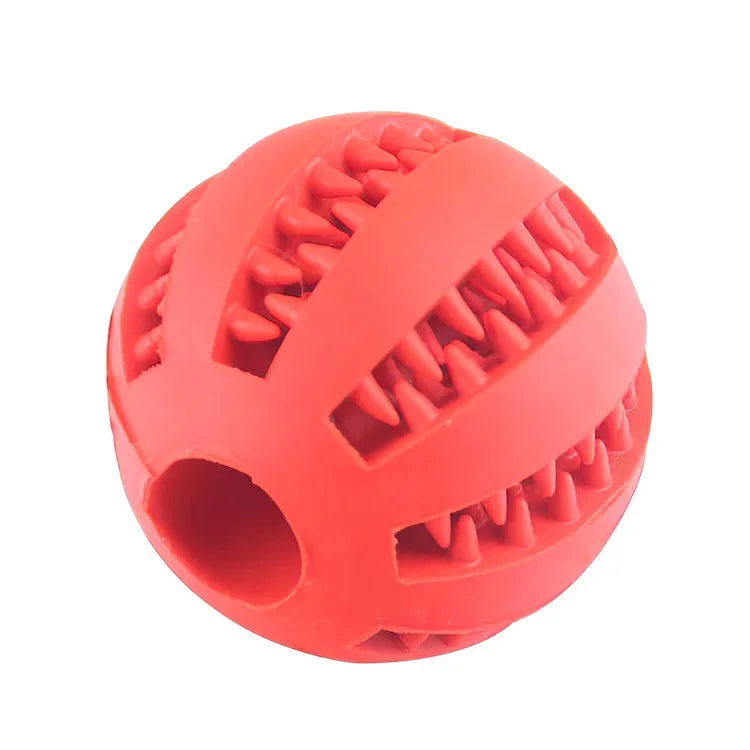 Interactive Chew Ball – Elastic, Food-Dispensing & Teeth-Cleaning Fun - The Pawfect Tails