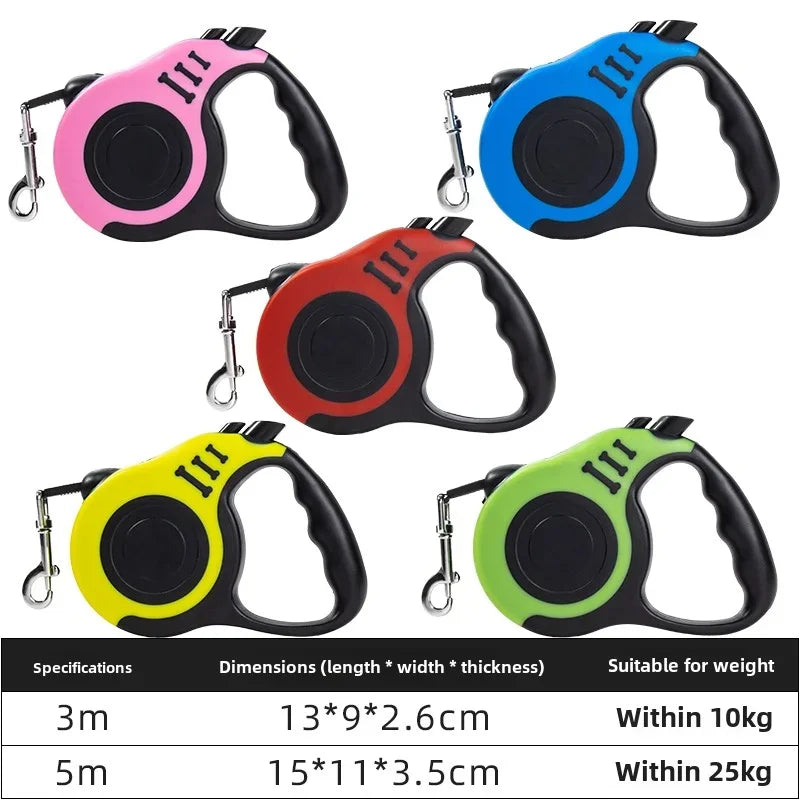 Retractable Dog Leash – Durable, Tangle-Free, and Easy Control - The Pawfect Tails